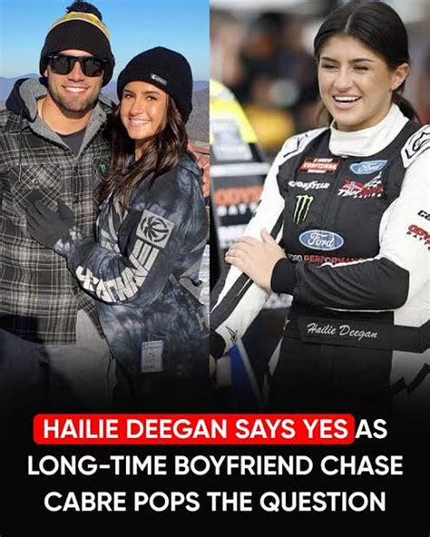 who is hailie deegan married to|Hailie Deegan announces engagement to long